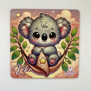 Ξύλινο πάζλ coaster Κίκο